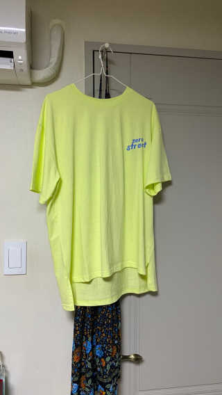 제로스트릿 ZERO STREET - BACK DONUT T-SHIRT 7 COLOR — 5점을 준 리뷰어가 2020년 7월 올린 사용 사진