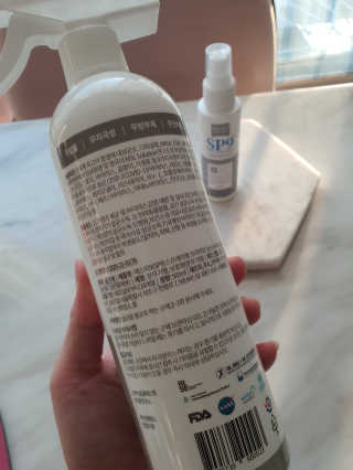 SP9 스프레이형 프리미엄 살균소독제 500ml+100ml — 5점을 준 리뷰어가 2020년 11월 올린 사용 사진