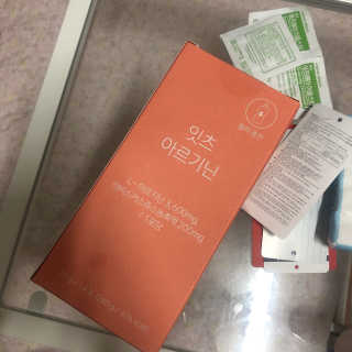 네츄럴굿띵스 잇츠 아르기닌 14포 1박스 — 4.5점을 준 리뷰어가 2020년 6월 올린 사용 사진