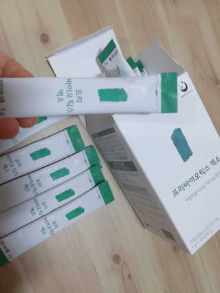 뉴트리셔니스타 프리바이오틱스 엑소 — 4.5점을 준 리뷰어가 2020년 4월 올린 사용 사진