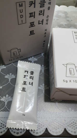 무디메이드 MUDI 커피포트 클리너 2세트 — 4점을 준 리뷰어가 2020년 6월 올린 사용 사진
