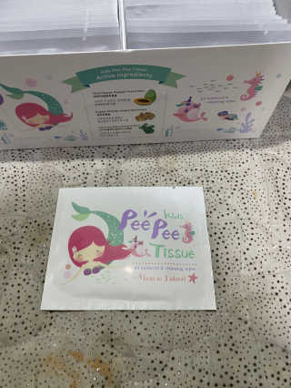 코리인제이아일랜드 키즈 피피티슈  Kids Pee Pee Tissue — 5점을 준 리뷰어가 2020년 11월 올린 사용 사진