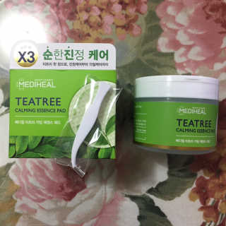 메디힐 티트리 카밍 에센스 패드 — 5점을 준 리뷰어가 2020년 8월 올린 사용 사진
