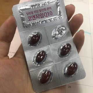건강한약속 바른 바른 코엔자임Q10 — 5점을 준 리뷰어가 2020년 5월 올린 사용 사진