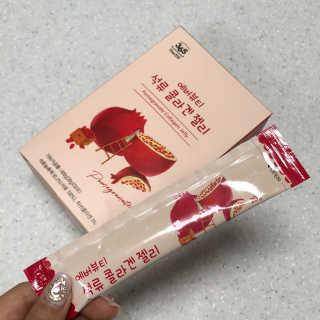 365더건강 에버뷰티 석류콜라겐 젤리 — 5점을 준 리뷰어가 2020년 8월 올린 사용 사진