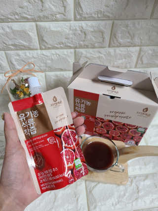 자연에온 유기농 석류 착즙 100mL 10개입 2BOX — 5점을 준 리뷰어가 2020년 11월 올린 사용 사진