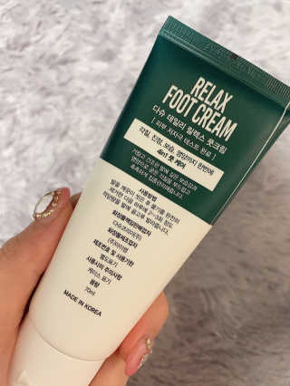 다슈코리아 다슈 데일리 릴렉스 풋크림 70ml — 5점을 준 리뷰어가 2020년 10월 올린 사용 사진