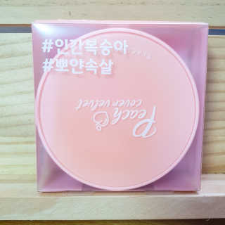 [블랙루즈] 피치 커버 벨벳 쿠션 2종 중 택1 — 4점을 준 리뷰어가 2020년 7월 올린 사용 사진