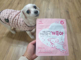 My Pet Care 천연단백질 관절건강에 개좋아 — 5점을 준 리뷰어가 2020년 12월 올린 사용 사진