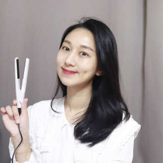 모즈헤어 휴대용 미니 고데기 — 5점을 준 리뷰어가 2020년 9월 올린 사용 사진