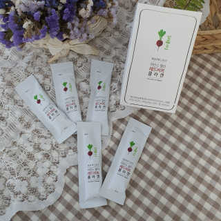 유유네이처 머빈스 젤리 레드비트 콜라겐 — 5점을 준 리뷰어가 2020년 8월 올린 사용 사진