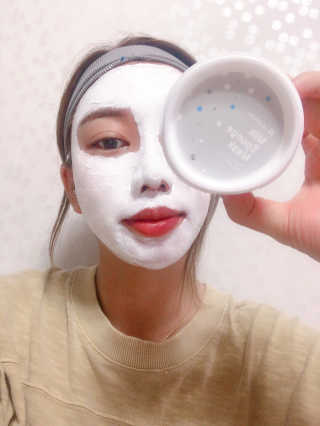 리더스코스메틱 리더스 밀크 스폰지 마스크 — 4점을 준 리뷰어가 2020년 12월 올린 사용 사진