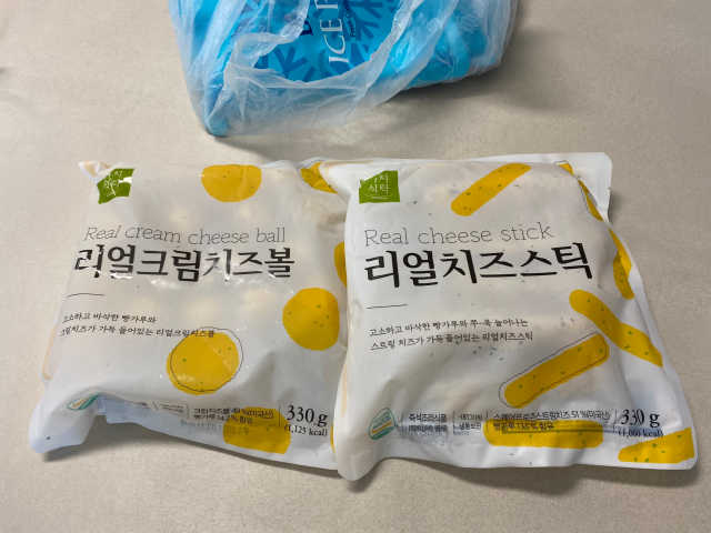 리얼치즈스틱, 리얼크림치즈볼 리뷰 사진