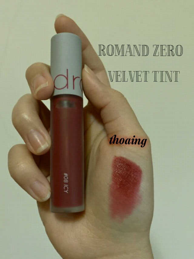 romand Zero Velvet Tint 리뷰 사진