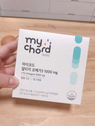 JW중외제약 마이코드 알티지 오메가3 1000 mg — 4.5점을 준 리뷰어가 2020년 8월 올린 사용 사진