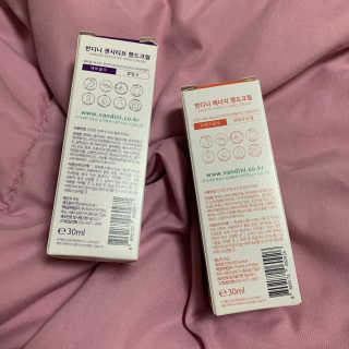 반디니 핸드크림세트 [활기찬 에너지+섬세한 센시티브] — 5점을 준 리뷰어가 2020년 9월 올린 사용 사진