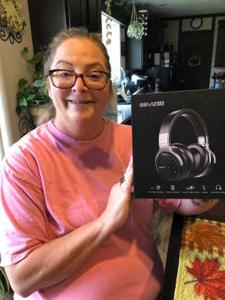 SEVIZ Bluetooth Headphones 10 3color — 4.5점을 준 리뷰어가 2020년 10월 올린 사용 사진