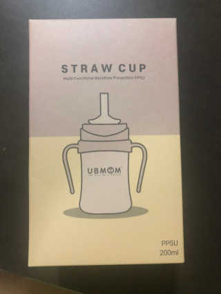 유비맘 샘방지 PPSU 빨대컵_컬러 랜덤 발송 — 5점을 준 리뷰어가 2020년 7월 올린 사용 사진