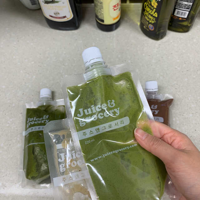 클렌즈 주스 2종 식사용,간식용 리뷰 사진