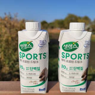 셀렉스스포츠 셀렉스 스포츠 드링크 초콜릿 _ 330ml x 12팩 — 5점을 준 리뷰어가 2020년 11월 올린 사용 사진