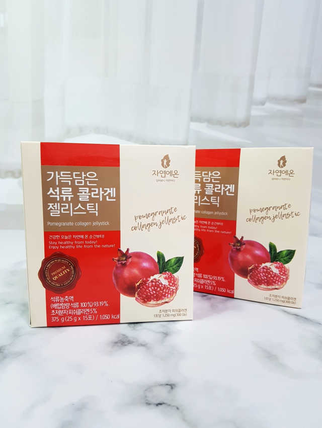 자연에온 가득담은 석류 콜라겐 젤리스틱 2BOX 리뷰 사진
