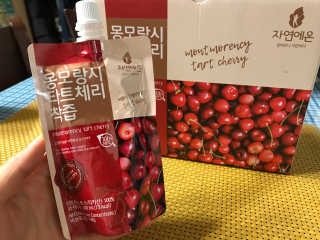 자연에온 몽모랑시 타트체리 착즙 100mL 10개입 2BOX — 5점을 준 리뷰어가 2020년 11월 올린 사용 사진