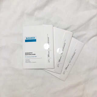 바이오믹 BIOMEEK SENSIMETIC SOOTHING MASK.S — 4.5점을 준 리뷰어가 2020년 7월 올린 사용 사진