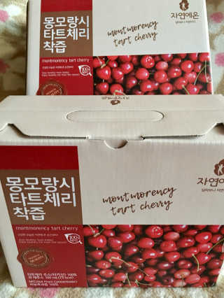 자연에온 몽모랑시 타트체리 착즙 100mL 10개입 2BOX — 5점을 준 리뷰어가 2020년 10월 올린 사용 사진