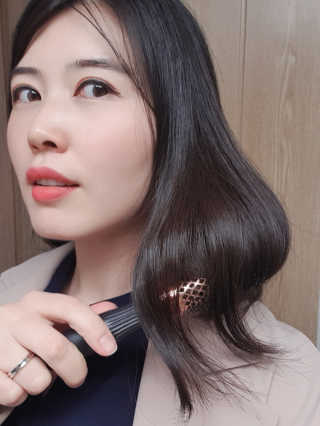 아이캔디 레인보우 뿌리볼륨 핫컬링 브러쉬 — 5점을 준 리뷰어가 2020년 10월 올린 사용 사진