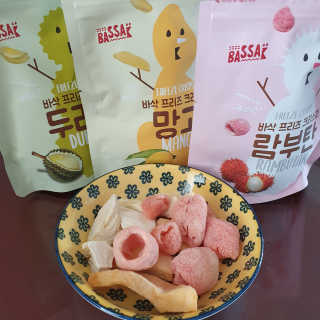 BASSAK 바삭 프리즈 크리스피 3종 — 4점을 준 리뷰어가 2020년 9월 올린 사용 사진