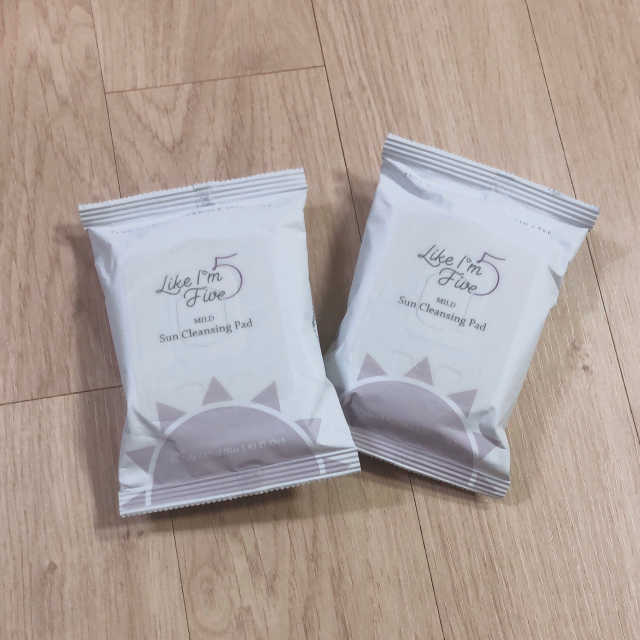 마일드 선 클렌징 패드 리뉴얼 리뷰 사진