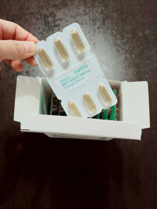 JW중외제약 마이코드 알티지 오메가3 1000 mg — 5점을 준 리뷰어가 2020년 9월 올린 사용 사진