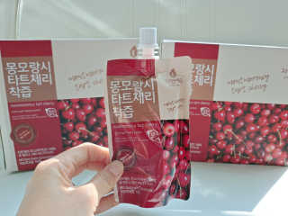 자연에온 몽모랑시 타트체리 착즙 100mL 10개입 2BOX — 5점을 준 리뷰어가 2020년 10월 올린 사용 사진