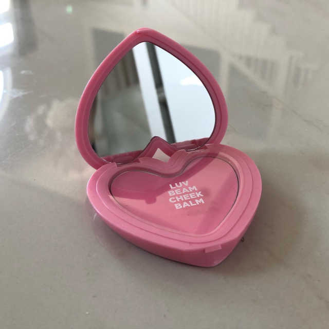 러브빔 치크밤 리뷰 사진