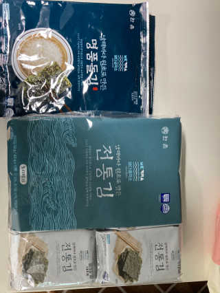 한촌몰 바다공작소 전통김_명품돌김세트 — 5점을 준 리뷰어가 2020년 11월 올린 사용 사진