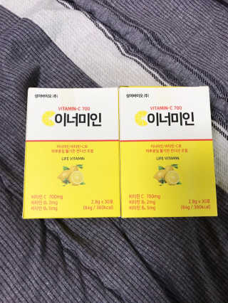 이너미인 VITAMIN-C 700 — 5점을 준 리뷰어가 2020년 10월 올린 사용 사진