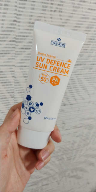 [트리티스] UV 디펜스 선크림 PA+++ / SPF50+  60ml — 5점을 준 리뷰어가 2020년 10월 올린 사용 사진