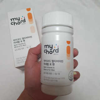 JW중외제약 마이코드 멀티비타민미네랄 포 맨 — 5점을 준 리뷰어가 2020년 7월 올린 사용 사진