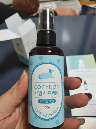 코지독 카밍스프레이 100ml — 4점을 준 리뷰어가 2020년 5월 올린 사용 사진