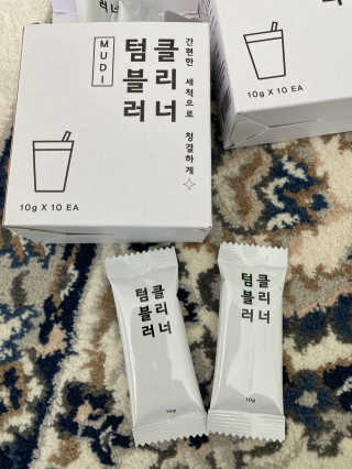 무디메이드 MUDI 텀블러 클리너 2세트 — 3.5점을 준 리뷰어가 2020년 6월 올린 사용 사진