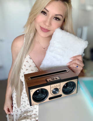 SEVIZ RETRO20W 레트로 블루투스 스피커 — 5점을 준 리뷰어가 2020년 7월 올린 사용 사진