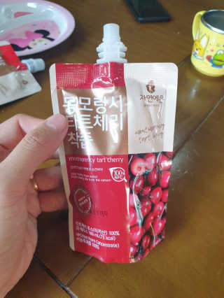 자연에온 몽모랑시 타트체리 착즙 100mL 10개입 2BOX — 5점을 준 리뷰어가 2020년 10월 올린 사용 사진