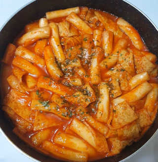 화곡미담 옛날 떡볶이 — 5점을 준 리뷰어가 2020년 4월 올린 사용 사진