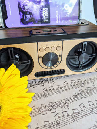SEVIZ RETRO20W 레트로 블루투스 스피커 — 5점을 준 리뷰어가 2020년 7월 올린 사용 사진