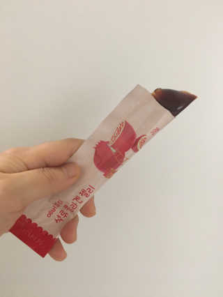 365더건강 에버뷰티 석류콜라겐 젤리 — 5점을 준 리뷰어가 2020년 7월 올린 사용 사진