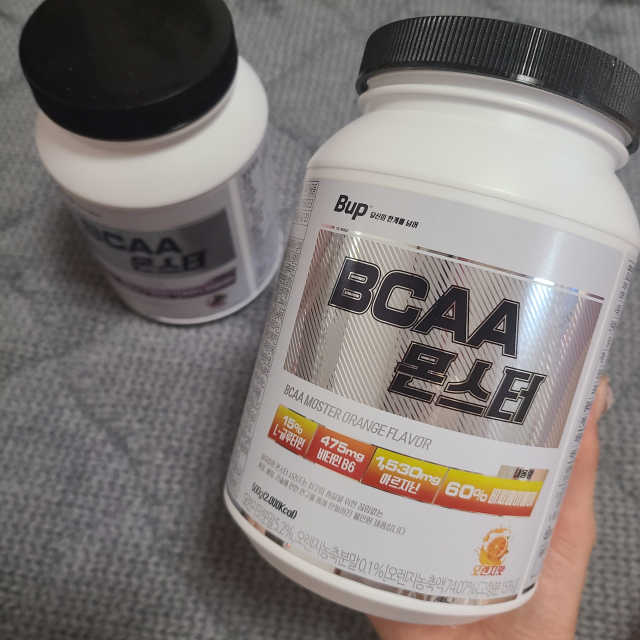 BCAA 몬스터 오렌지맛 리뷰 사진