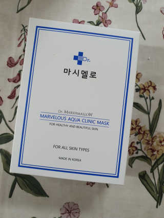 닥터마시멜로 닥터마스멜로 마블러스 아쿠아 클리닉 마스크 — 5점을 준 리뷰어가 2020년 10월 올린 사용 사진
