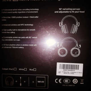 SEVIZ Bluetooth Headphones 10 3color — 5점을 준 리뷰어가 2020년 7월 올린 사용 사진