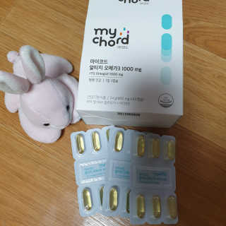 JW중외제약 마이코드 알티지 오메가3 1000 mg — 5점을 준 리뷰어가 2020년 9월 올린 사용 사진