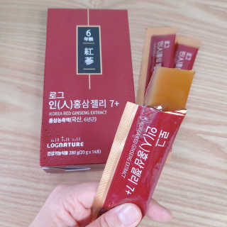 로그네이처 로그 인 홍삼젤리 7+ — 5점을 준 리뷰어가 2020년 7월 올린 사용 사진